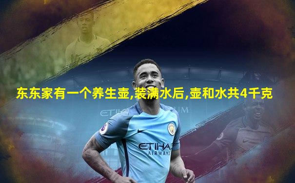 东东家有一个养生壶,装满水后,壶和水共4千克
