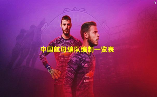 中国航母编队编制一览表