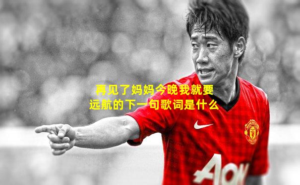 再见了妈妈今晚我就要远航的下一句歌词是什么
