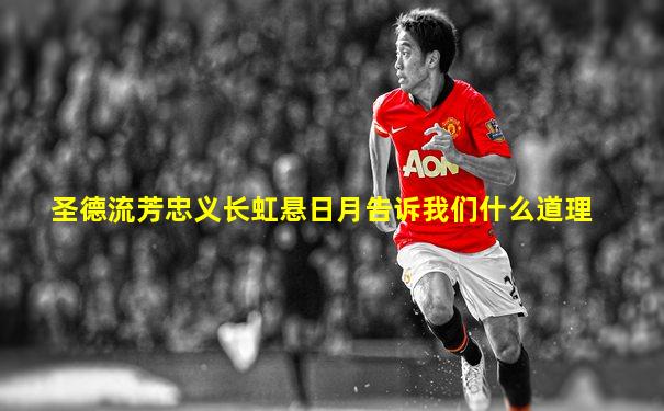 圣德流芳忠义长虹悬日月告诉我们什么道理