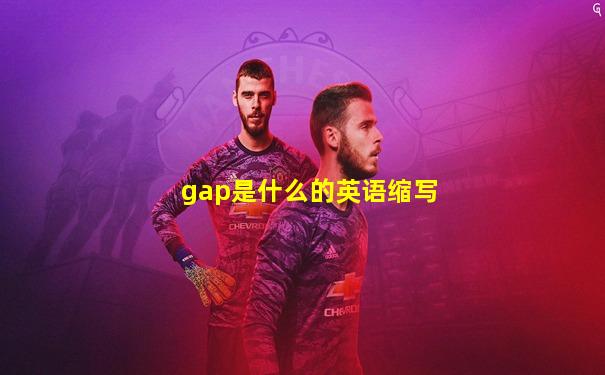 gap是什么的英语缩写