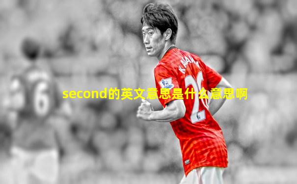 second的英文意思是什么意思啊