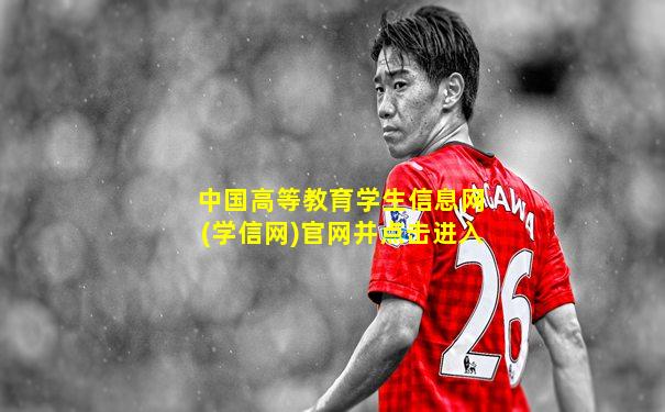 中国高等教育学生信息网(学信网)官网并点击进入