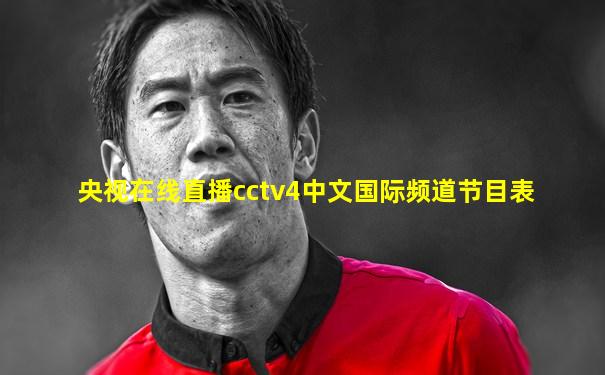 央视在线直播cctv4中文国际频道节目表